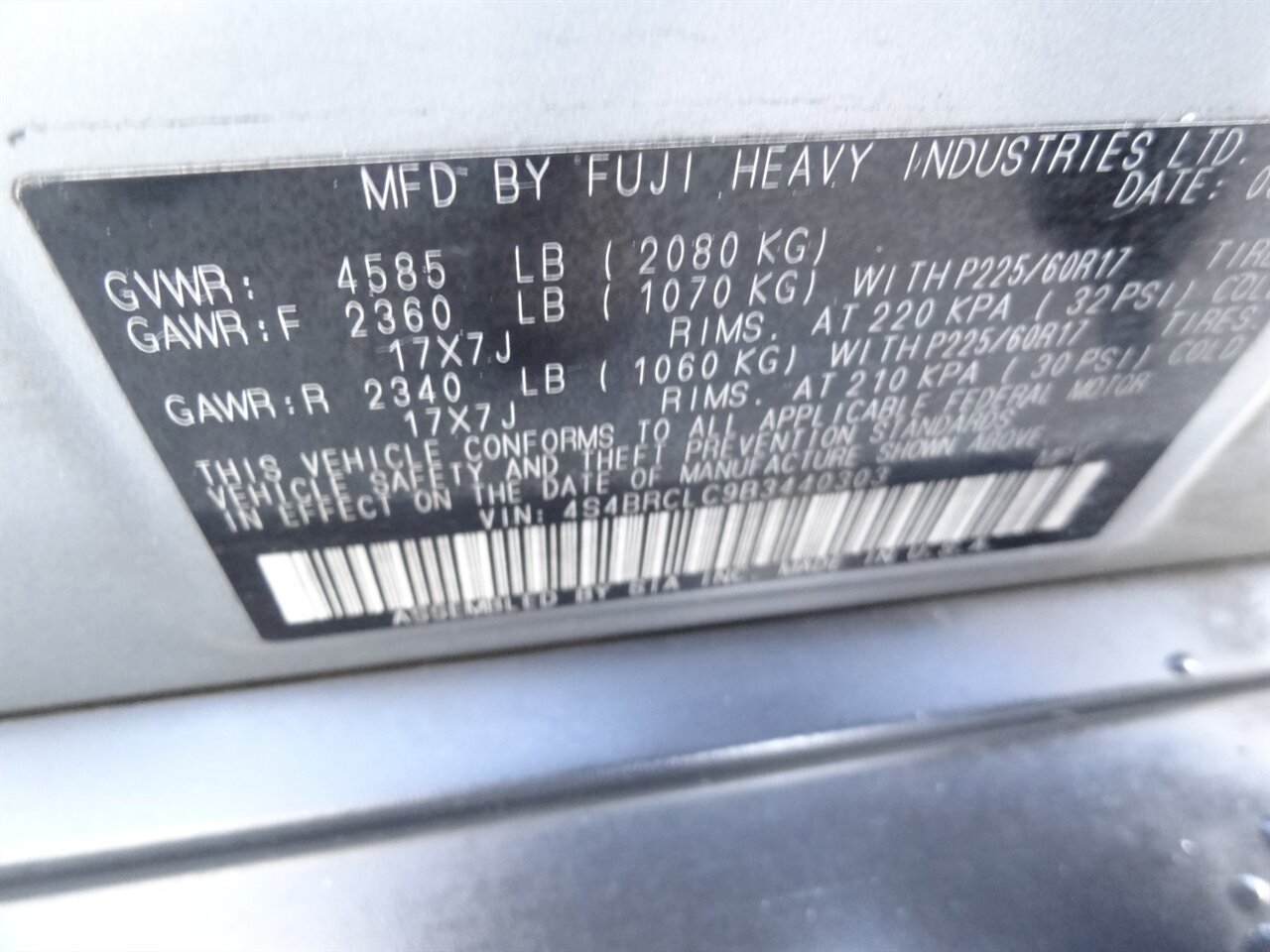 2011 Subaru Outback 2.5i Limited - Photo 27 - Deland, FL 32720