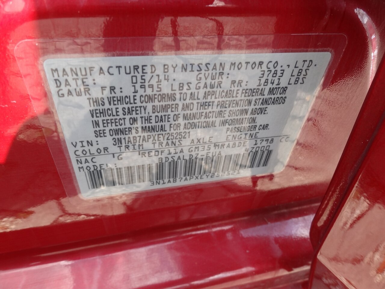 2014 Nissan Sentra S   - Photo 26 - Deland, FL 32720