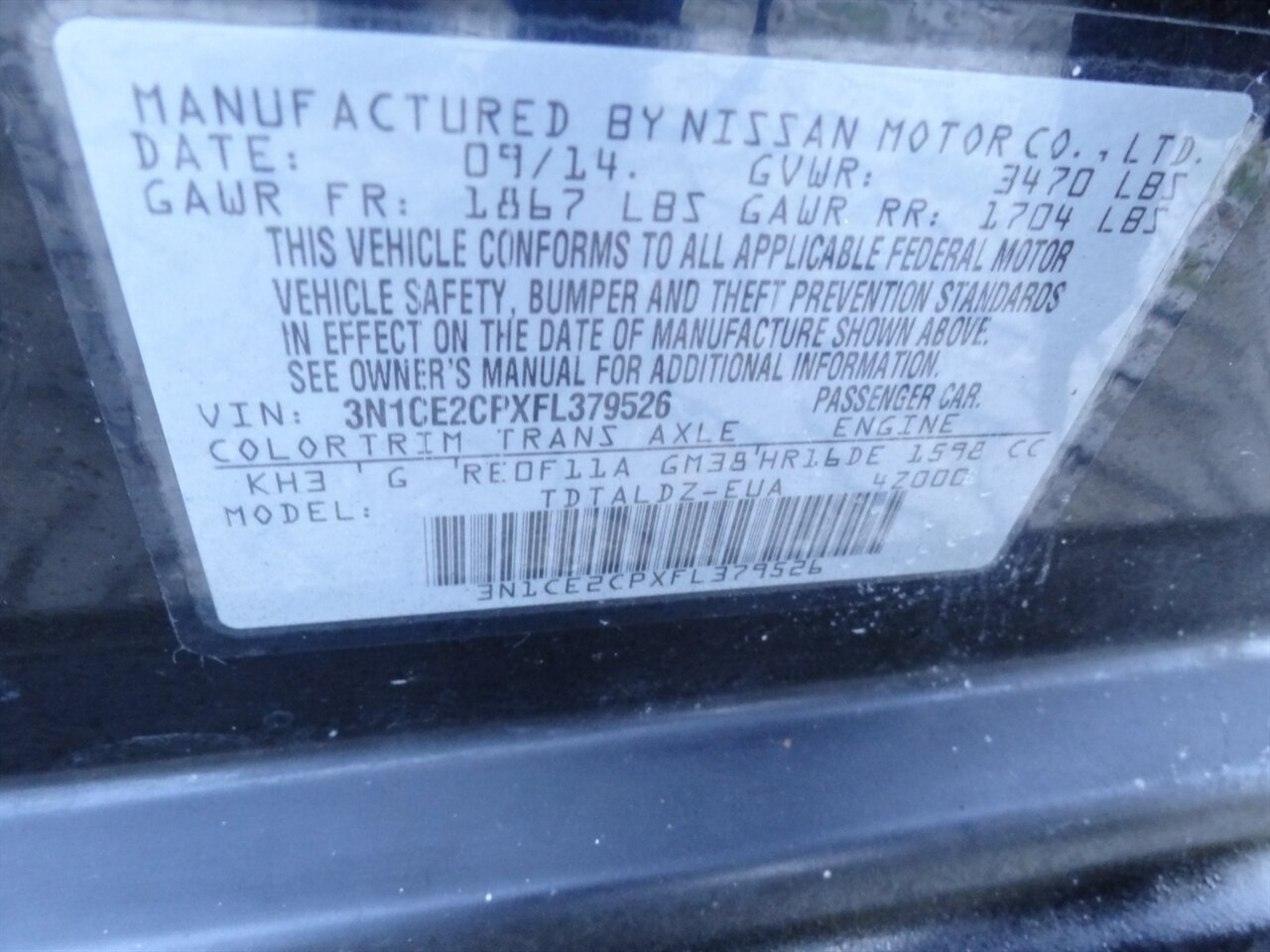 2015 Nissan Versa Note SV - Photo 27 - Deland, FL 32720