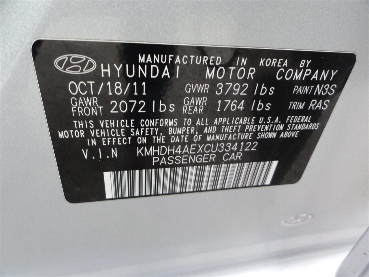 2012 Hyundai ELANTRA Limited - Photo 25 - Deland, FL 32720