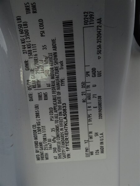 2019 Ford Ranger XL  EXT CAB - Photo 32 - Deland, FL 32720