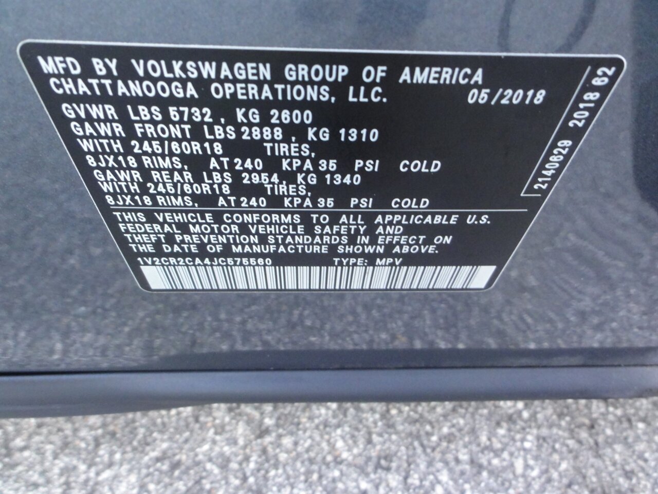 2018 Volkswagen Atlas V6 SE  Premium - Photo 25 - Deland, FL 32720