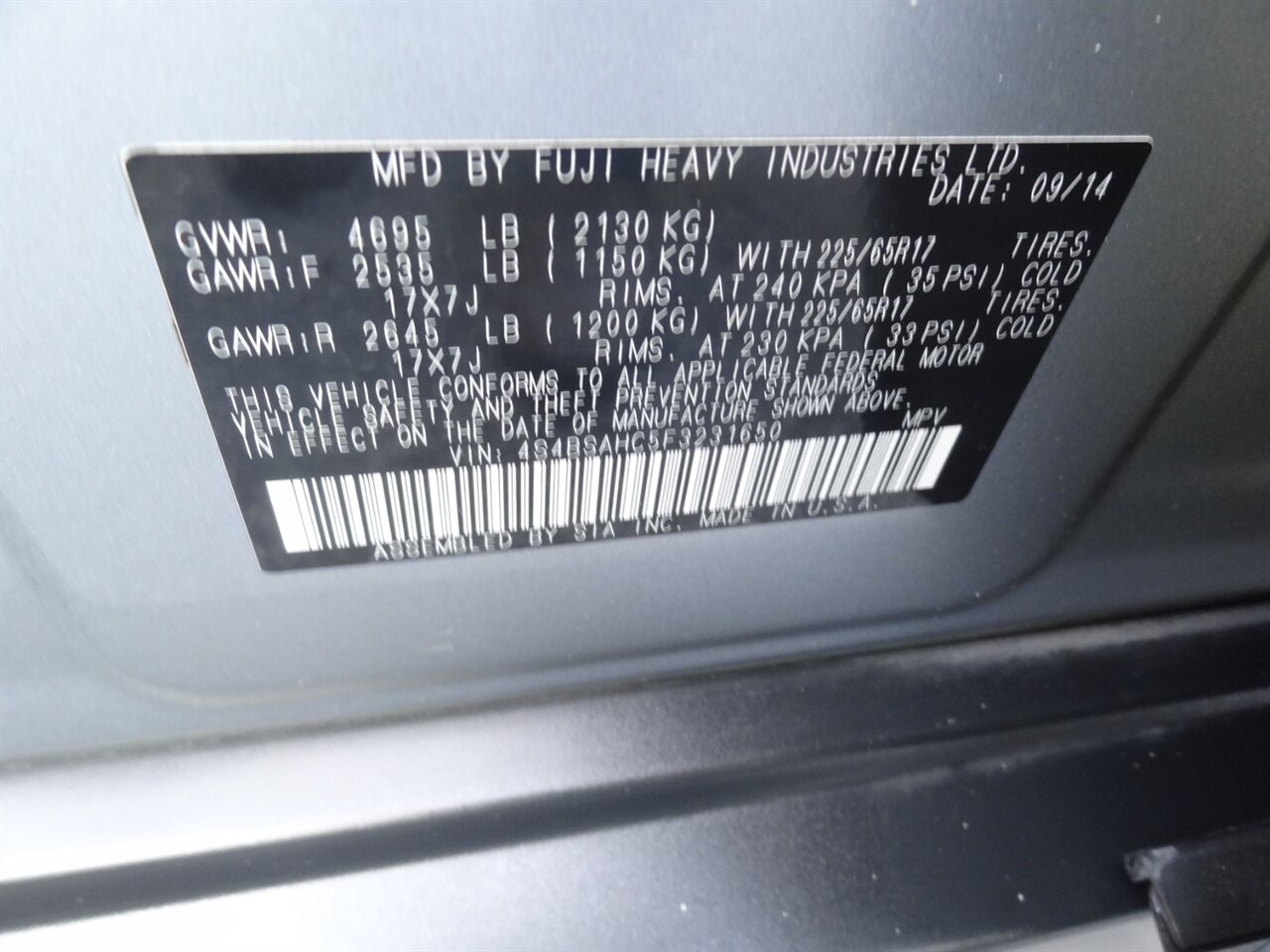 2015 Subaru Outback 2.5i Premium   - Photo 29 - Deland, FL 32720