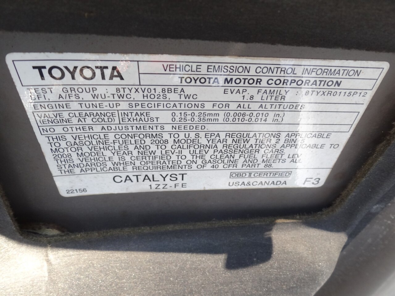 2008 Toyota Corolla CE - Photo 28 - Deland, FL 32720