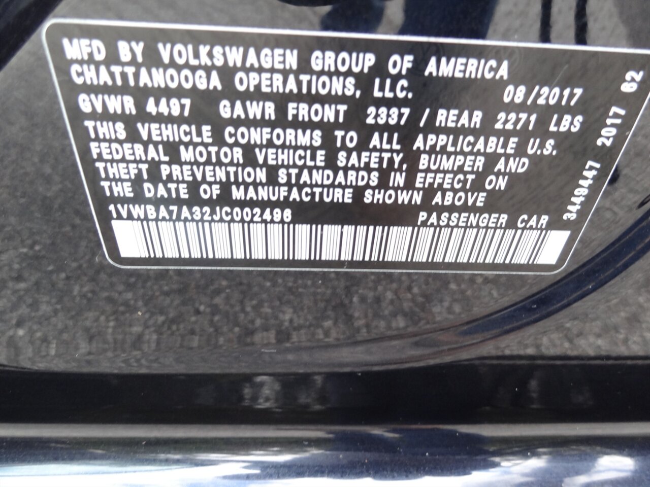 2018 Volkswagen Passat 2.0T SE   - Photo 24 - Deland, FL 32720