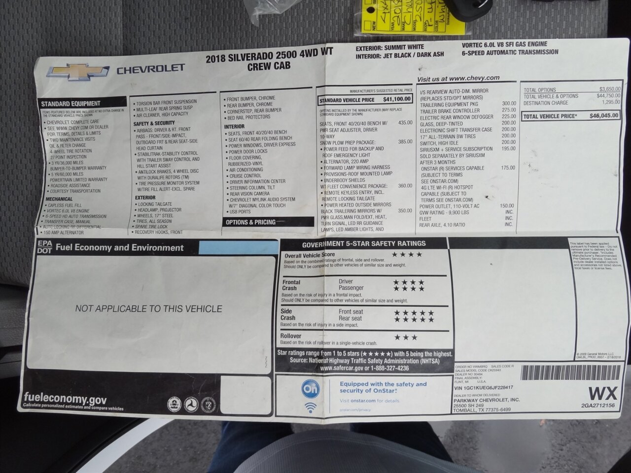 2018 Chevrolet Silverado 2500 Work Truck   - Photo 50 - Deland, FL 32720