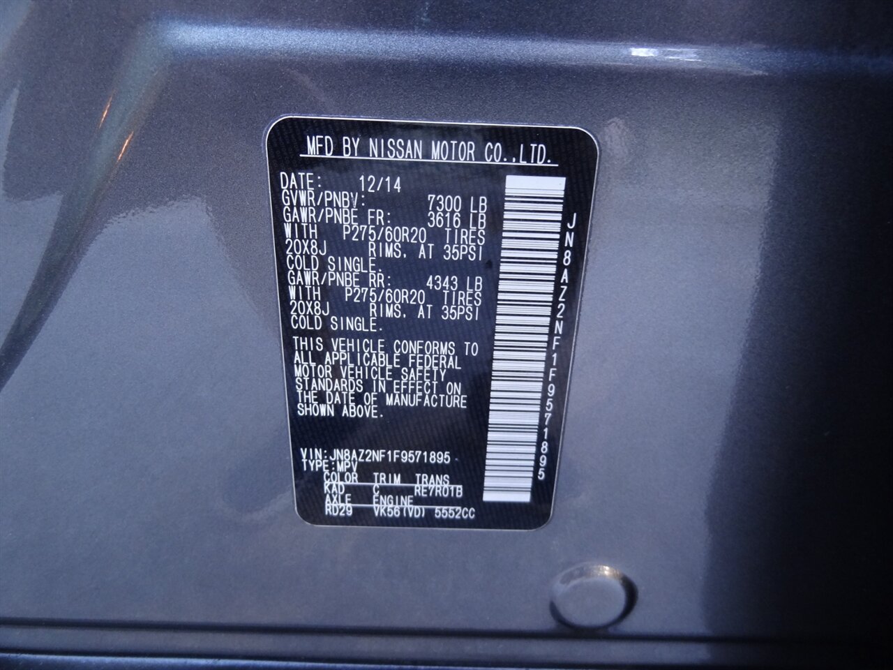 2015 INFINITI QX80 Premium - Photo 30 - Deland, FL 32720