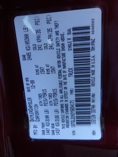 2000 Dodge Dakota SLT   - Photo 29 - Deland, FL 32720