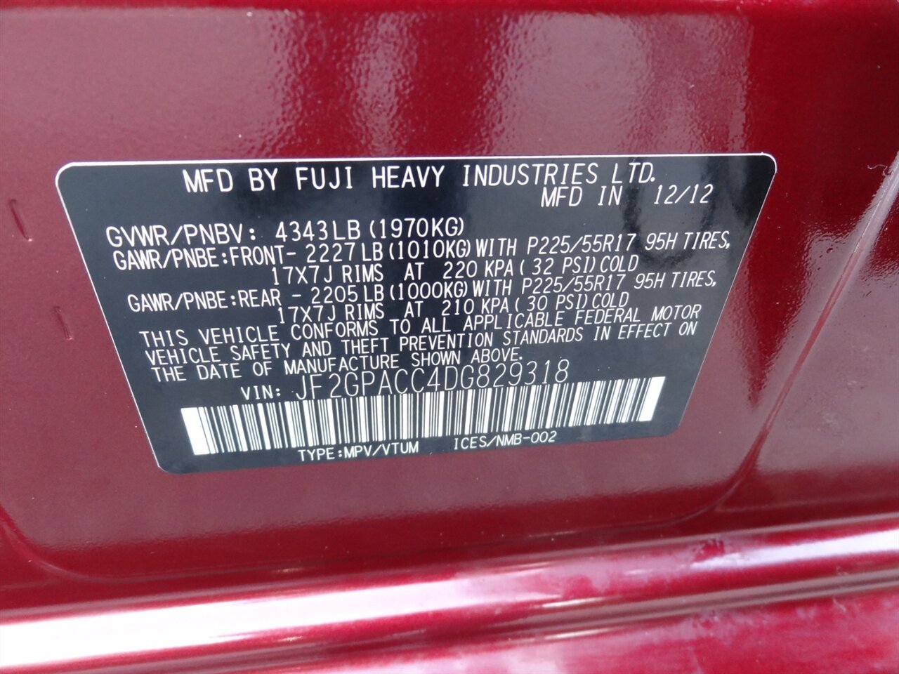 2013 Subaru XV Crosstrek 2.0i Premium - Photo 32 - Deland, FL 32720