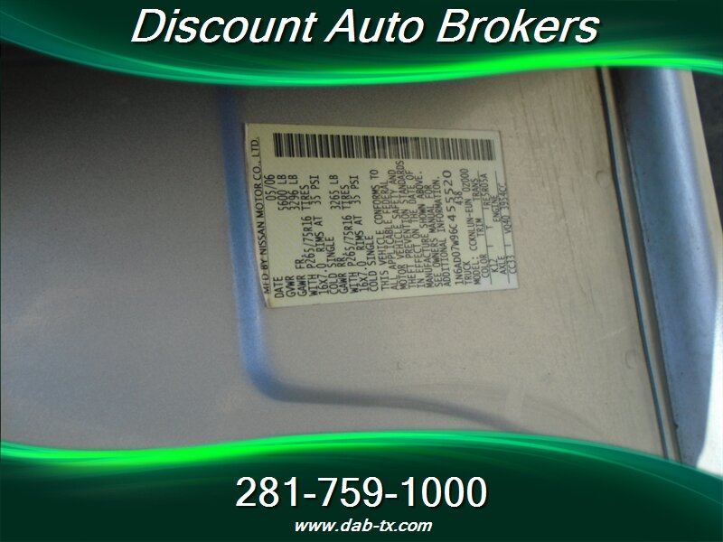 2006 Nissan Frontier SE SE 4dr Crew Cab - Photo 26 - Houston, TX 77082