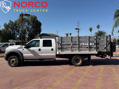 2012 Ford F-550 XL 12' stakebed w liftgate(1600 LB)  Crew Cab, Cab & Chassis - Photo 5 - Norco, CA 92860