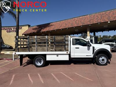 2024 Ford F-550 Super Duty Regular Cab 12' Stake Bed   - Photo 1 - Norco, CA 92860