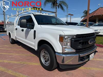 2022 Ford F-350 Super Duty XL Crew Cab 8' Utility W/ Ladder Rack   - Photo 2 - Norco, CA 92860