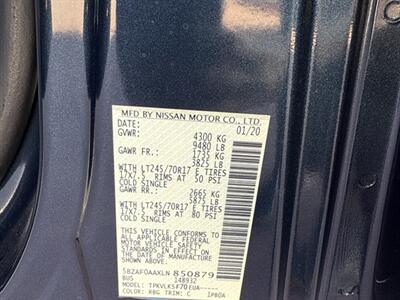 2020 Nissan NV 3500 HD SL   - Photo 32 - Norco, CA 92860