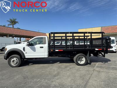 2018 FORD F 550 Regular Cab 12' Stake Bed w/ Lift Gate   - Photo 5 - Norco, CA 92860
