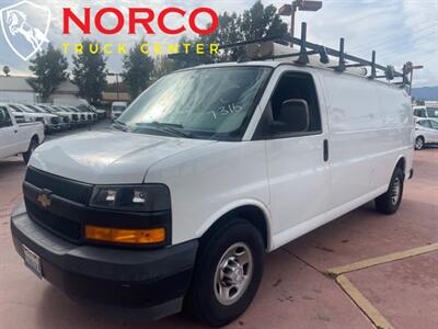 2018 Chevrolet Express Cargo 3500 G3500 Extended Cargo w/ Ladder Rack & Shelves   - Photo 4 - Norco, CA 92860