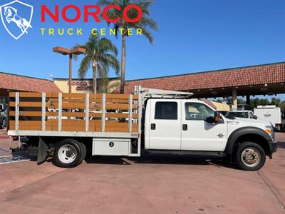 2016 Ford F550 XL CC LIFTGATE  Crew Cab 12' Stake Bed w/ Lift Gate Diesel 4x4 - Photo 1 - Norco, CA 92860