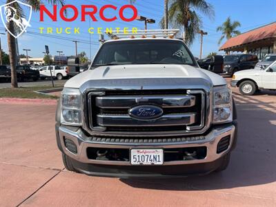 2016 Ford F550 XL CC LIFTGATE  Crew Cab 12' Stake Bed w/ Lift Gate Diesel 4x4 - Photo 3 - Norco, CA 92860