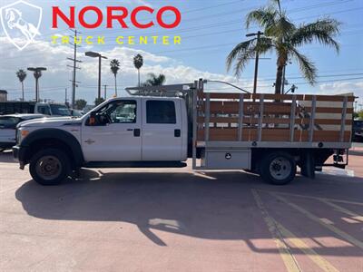 2016 Ford F550 XL CC LIFTGATE  Crew Cab 12' Stake Bed w/ Lift Gate Diesel 4x4 - Photo 5 - Norco, CA 92860