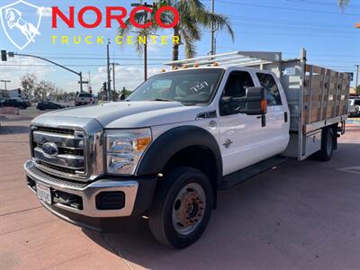 2016 Ford F550 XL CC LIFTGATE  Crew Cab 12' Stake Bed w/ Lift Gate Diesel 4x4 - Photo 4 - Norco, CA 92860