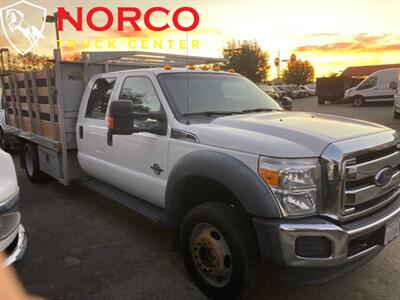 2016 Ford F550 XL CC LIFTGATE  Crew Cab 12' Stake Bed w/ Lift Gate Diesel 4x4 - Photo 21 - Norco, CA 92860