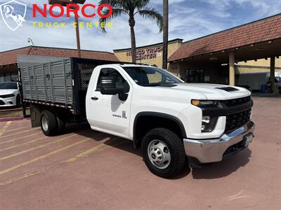 2022 Chevrolet Silverado 3500HD CC Work Truck Regular Cab 12’ Stake Bed w/ Liftgate   - Photo 2 - Norco, CA 92860