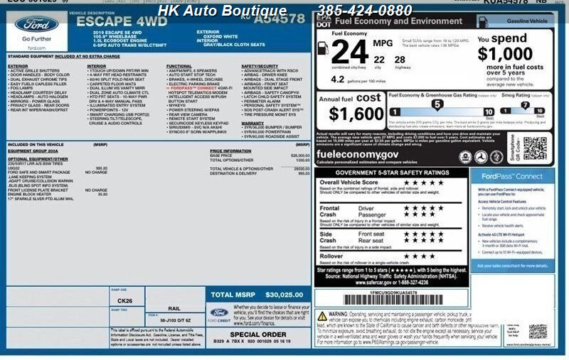 2019 Ford Escape SE - Photo 2 - West Bountiful, UT 84087-1313