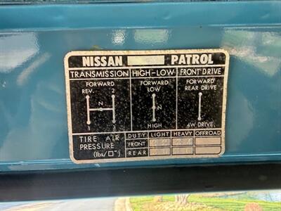 1969 Nissan Patrol 4x4   - Photo 10 - San Jose, CA 95131