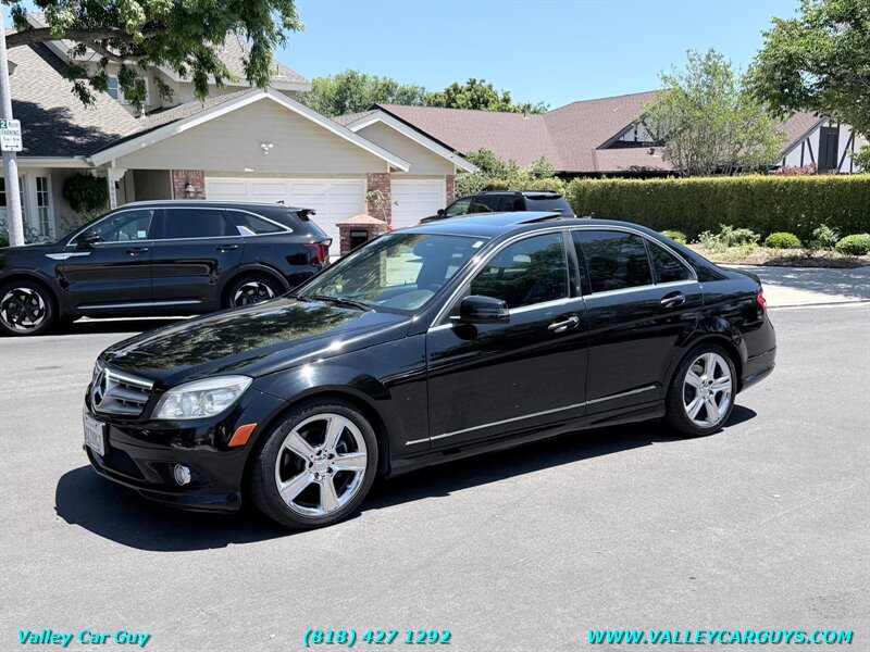 Black 2010 Mercedes-Benz C-Class C 300 Sport Sedan Rear-Wheel Drive Automatic
