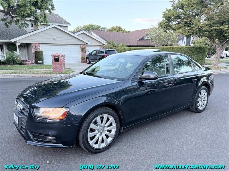 Blue 2013 Audi A4 Sedan All-Wheel Drive 6-Speed Manual