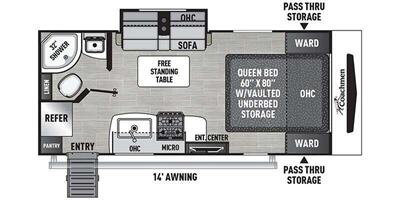 2025 Forest River Freedom Express 192RBS   - Photo 6 - South San Francisco, CA 94080