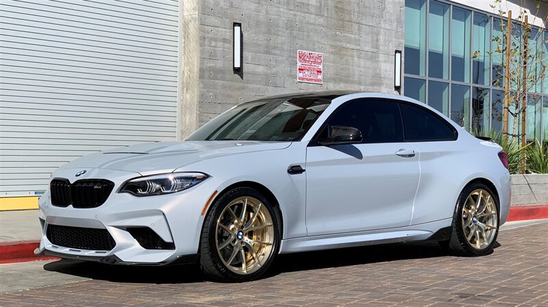 2020 BMW M2 CS  6MT Rare Hockenheim Silver on Gold Wheels Carbon Ceramic Brakes