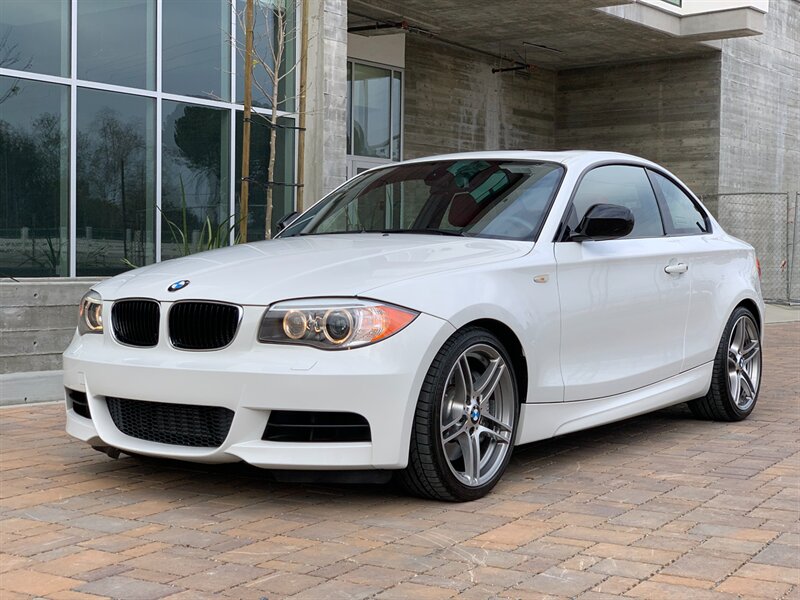 2013 BMW 1 Series 135is  6MT in Alpine White and Coral Red