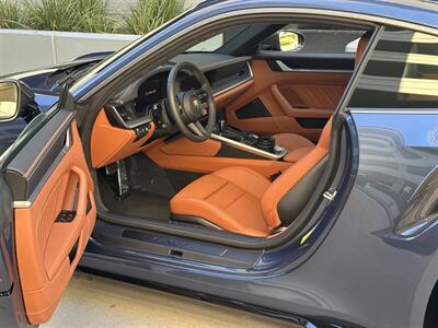 2026 Porsche 911 Turbo S Yachting Blue | Classic Cognac | Slicktop - Photo 40 - Tarzana, CA 91356