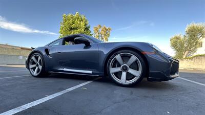 2026 Porsche 911 Turbo S T- Hybrid | Paint-to-Sample  Yachting Blue | Classic Cognac | Slicktop | True Delivery Miles - Photo 23 - Tarzana, CA 91356