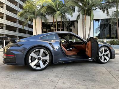 2026 Porsche 911 Turbo S Yachting Blue | Classic Cognac | Slicktop - Photo 68 - Tarzana, CA 91356