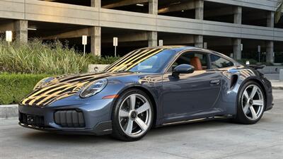 2026 Porsche 911 Turbo S Yachting Blue | Classic Cognac | Slicktop - Photo 4 - Tarzana, CA 91356