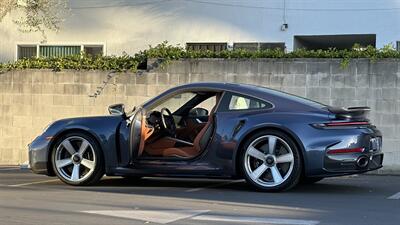 2026 Porsche 911 Turbo S T- Hybrid | Paint-to-Sample  Yachting Blue | Classic Cognac | Slicktop | True Delivery Miles - Photo 5 - Tarzana, CA 91356