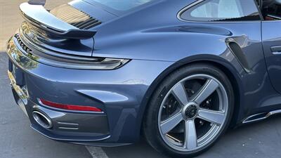 2026 Porsche 911 Turbo S T- Hybrid | Paint-to-Sample  Yachting Blue | Classic Cognac | Slicktop | True Delivery Miles - Photo 21 - Tarzana, CA 91356