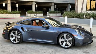 2026 Porsche 911 Turbo S Yachting Blue | Classic Cognac | Slicktop - Photo 1 - Tarzana, CA 91356