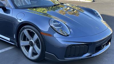 2026 Porsche 911 Turbo S T- Hybrid | Paint-to-Sample  Yachting Blue | Classic Cognac | Slicktop | True Delivery Miles - Photo 19 - Tarzana, CA 91356