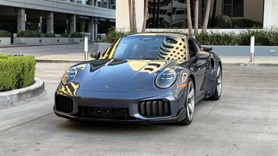 2026 Porsche 911 Turbo S Yachting Blue | Classic Cognac | Slicktop - Photo 6 - Tarzana, CA 91356