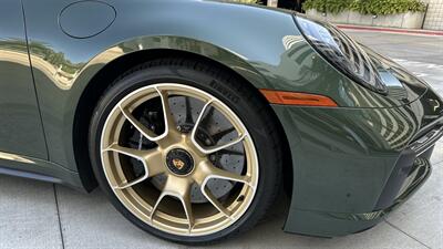 2021 Porsche 911 Turbo S Paint-to-Sample Oak Green with Club Leather in Truffle Brown, Front Axle Lift, Full PPF - Photo 55 - Tarzana, CA 91356