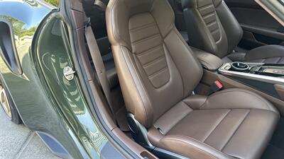 2021 Porsche 911 Turbo S Paint-to-Sample Oak Green with Club Leather in Truffle Brown, Front Axle Lift, Full PPF - Photo 76 - Tarzana, CA 91356