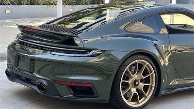 2021 Porsche 911 Turbo S Paint-to-Sample Oak Green with Club Leather in Truffle Brown, Front Axle Lift, Full PPF - Photo 89 - Tarzana, CA 91356