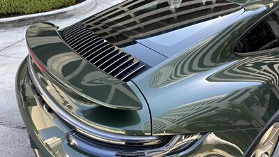 2021 Porsche 911 Turbo S Paint-to-Sample Oak Green with Club Leather in Truffle Brown, Front Axle Lift, Full PPF - Photo 60 - Tarzana, CA 91356