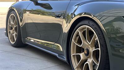 2021 Porsche 911 Turbo S Paint-to-Sample Oak Green with Club Leather in Truffle Brown, Front Axle Lift, Full PPF - Photo 26 - Tarzana, CA 91356