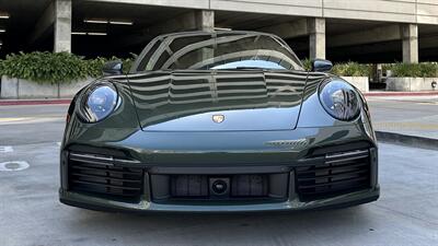 2021 Porsche 911 Turbo S Paint-to-Sample Oak Green with Club Leather in Truffle Brown, Front Axle Lift, Full PPF - Photo 114 - Tarzana, CA 91356