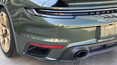 2021 Porsche 911 Turbo S Paint-to-Sample Oak Green with Club Leather in Truffle Brown, Front Axle Lift, Full PPF - Photo 5 - Tarzana, CA 91356