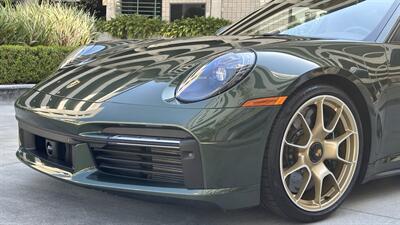 2021 Porsche 911 Turbo S Paint-to-Sample Oak Green with Club Leather in Truffle Brown, Front Axle Lift, Full PPF - Photo 22 - Tarzana, CA 91356